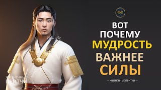 Секрет победы. Вот почему мудрость важнее силы. #жизненныепритчи