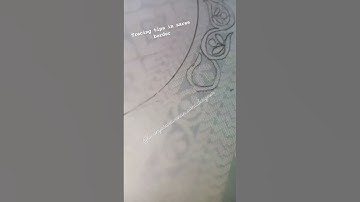 tracing tips and tricks using saree border #aariwork #simple #aari #aariworkblouses #tips #beautiful