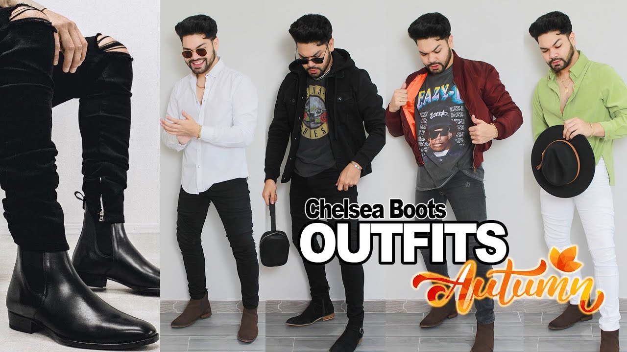 4 OUTFITS ¿CÓMO VESTIR CHELSEA BOOTS? - YouTube