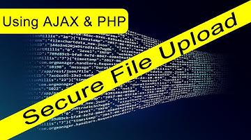 Upload image with ajax and PHP | The Secure Way