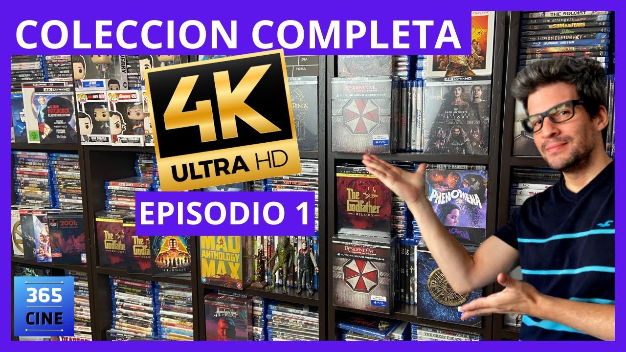 Colección completa Blu-ray 4K Ultra HD [Episodio 1] Mas de 600 películas! ( 4K Complete Collection) 