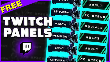 How to Make Twitch Panels for FREE (w/ Template Download Link)