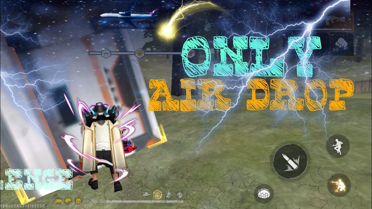 NEW GAME PLAY ONLY AIR DROP CHALLENGE OP-GARENA FREE FIRE 🔥🔥