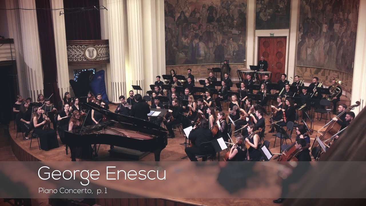 (4K) George Enescu - Piano Concerto, p. 1 - Aurelia Vișovan and 