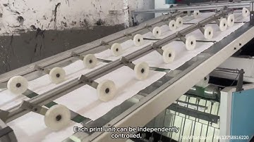 Cutting, Sewing, Lining With Double Printing Machine