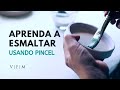 Como esmaltar cerâmica artesanal com pincel ( Passo a passo completo )