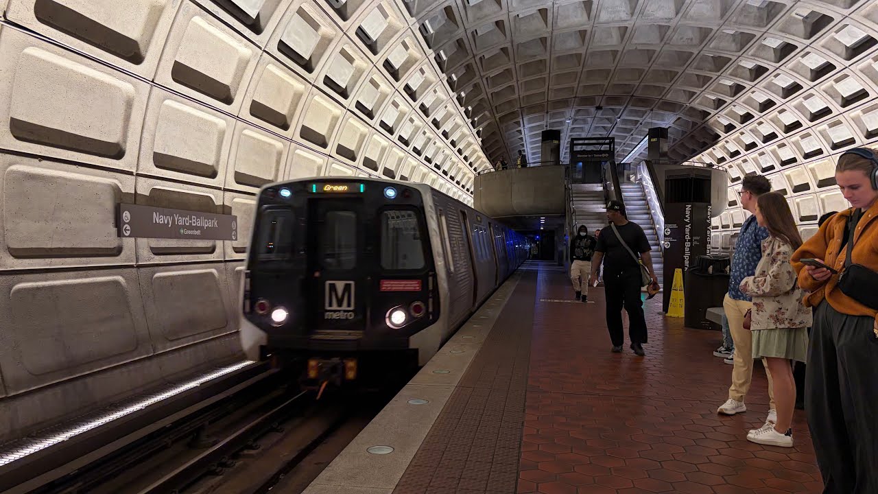 WMATA Metrorail Kawasaki 7000 Series Railcars - YouTube