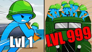 Upgrading my Stick Soldiers to Win WW2! - Stick Army screenshot 3