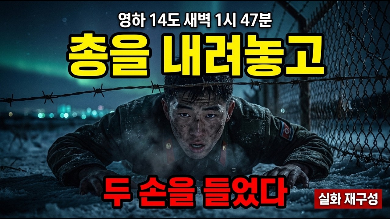 영하 14도 새벽 1시 47분 | 북한 하사가 철조망을 기어서 넘은 실화 재구성