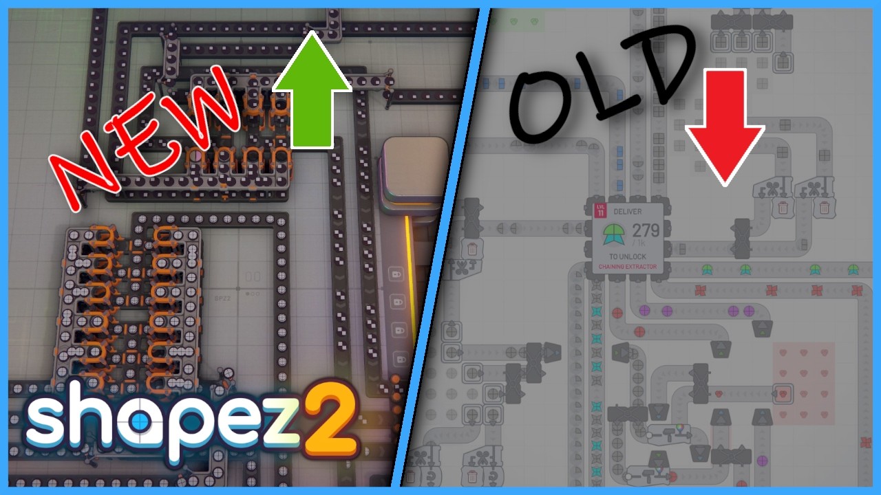 Shapez 2 Menu Shapez 2 offers LOTS of puzzling fun! | ⏹️ Shapez 2 🏭 - YouTube