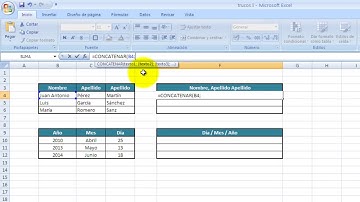 COMO UNIR, DIVIDIR, COMBINAR Y CONCATENAR CELDAS EN EXCEL