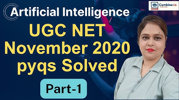 Artificial Intelligence | UGC NET Nov 2020 PYQs Solved | UGC NET Exam | Rashmi Ma
