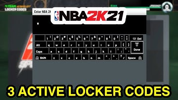 ALL 3 ACTIVE LOCKER CODES IN NBA 2K21 MY TEAM | ACTIVE LOCKER CODES