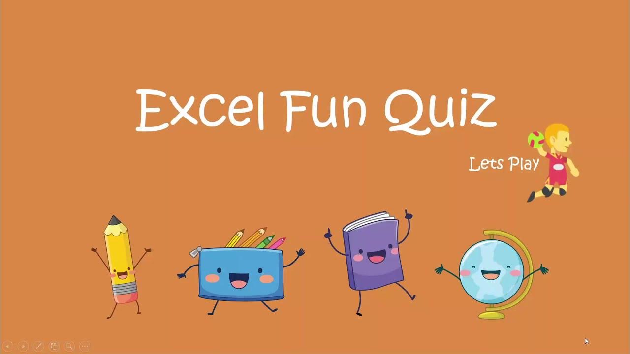 Excel Fun Quiz 2 minute Fun Questions YouTube