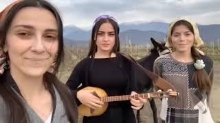 3 Girls, 1 Guitar, And A Donkey