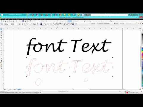 Corel Draw Tips & Tricks Join letters in a word