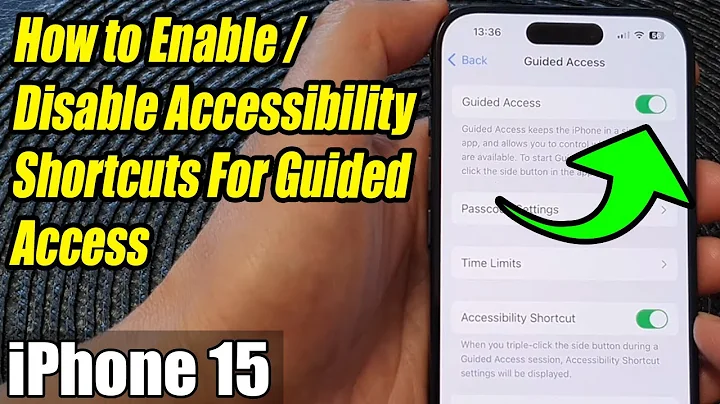 iPhone 15/15 Pro Max: How to Enable/Disable Accessibility Shortcuts For Guided Access