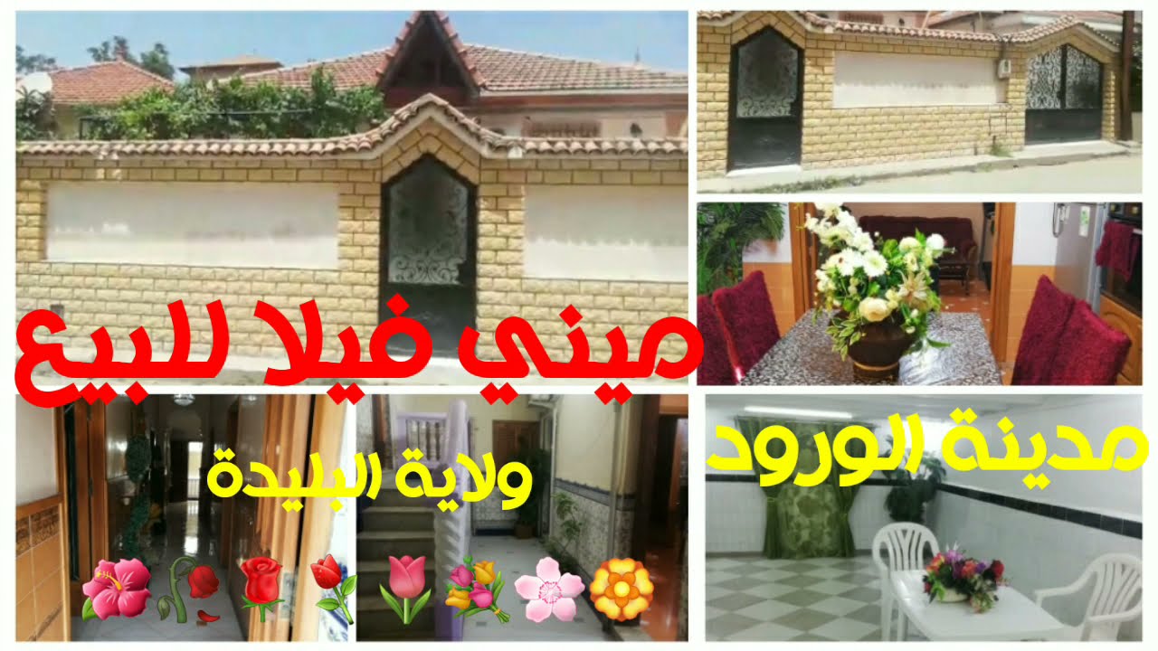 بيع ميني فيلا😍في ولاية البليدة 😍مدينة الورود🌺🥀🌷💐⚘🌸🌹😍