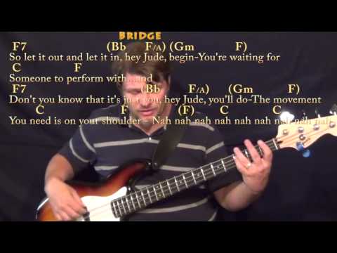 hey-jude-(the-beatles)-bass-guitar-cover-lesson-with-chords/lyrics