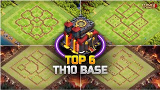Top 6 Town Hall 10 War And Trophy Pushing Base Th10 Anti 3-Star Cwl Base Layouts Clash Of Clans