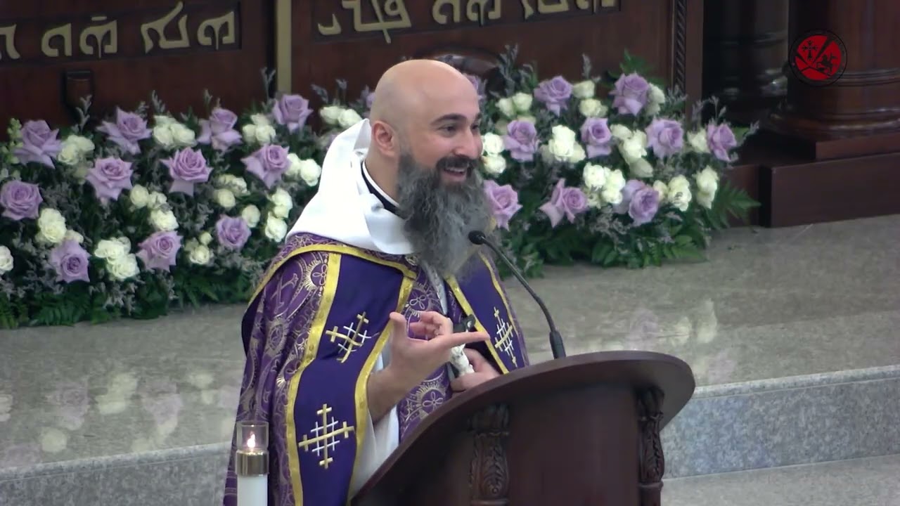 ♱ الانجيل والموعظة  ليوم الاحد  الاول من الصوم  باللغة العربية  02/15/2026