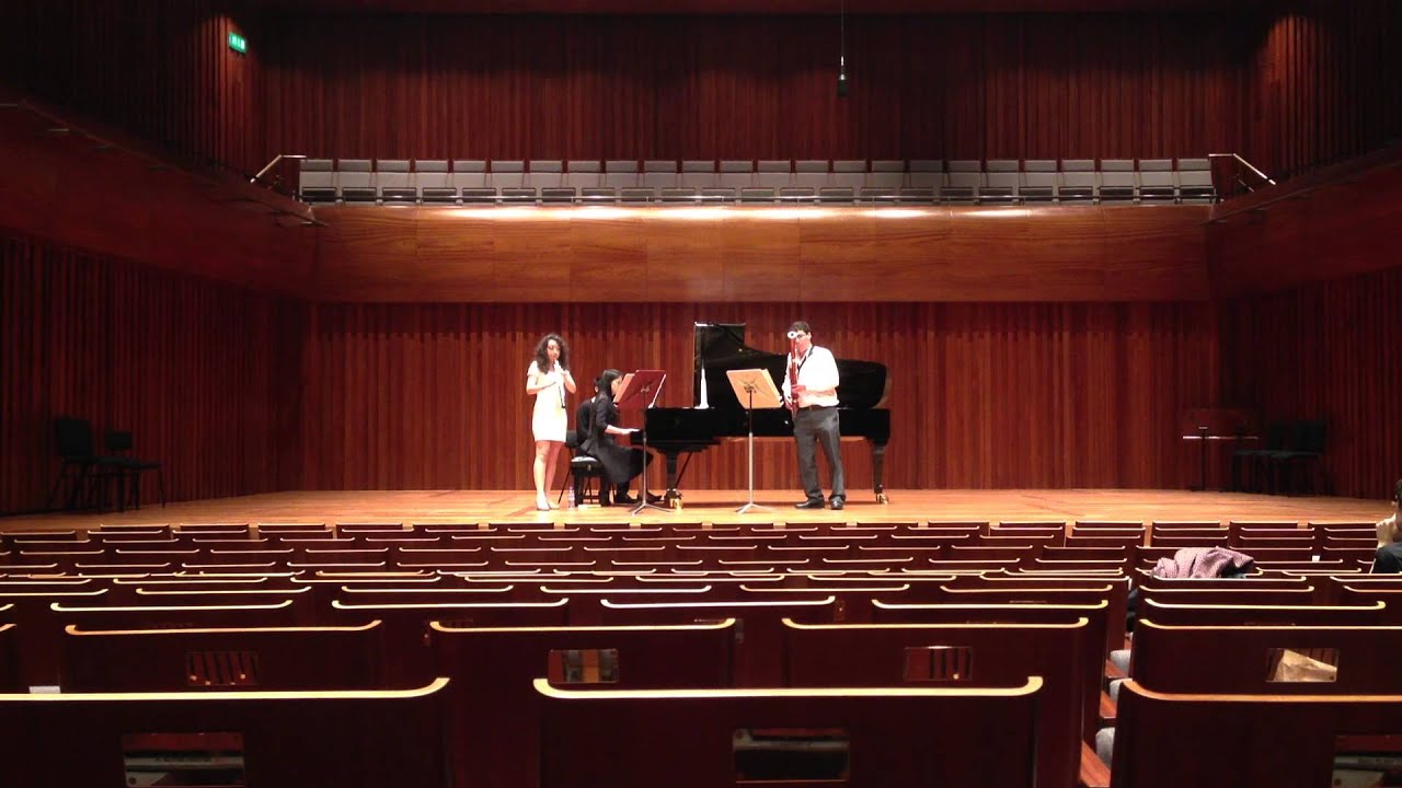 Francis Poulenc, Trio for Oboe, Bassoon and Piano, 1st mov, Milton Court Concert Hall YouTube