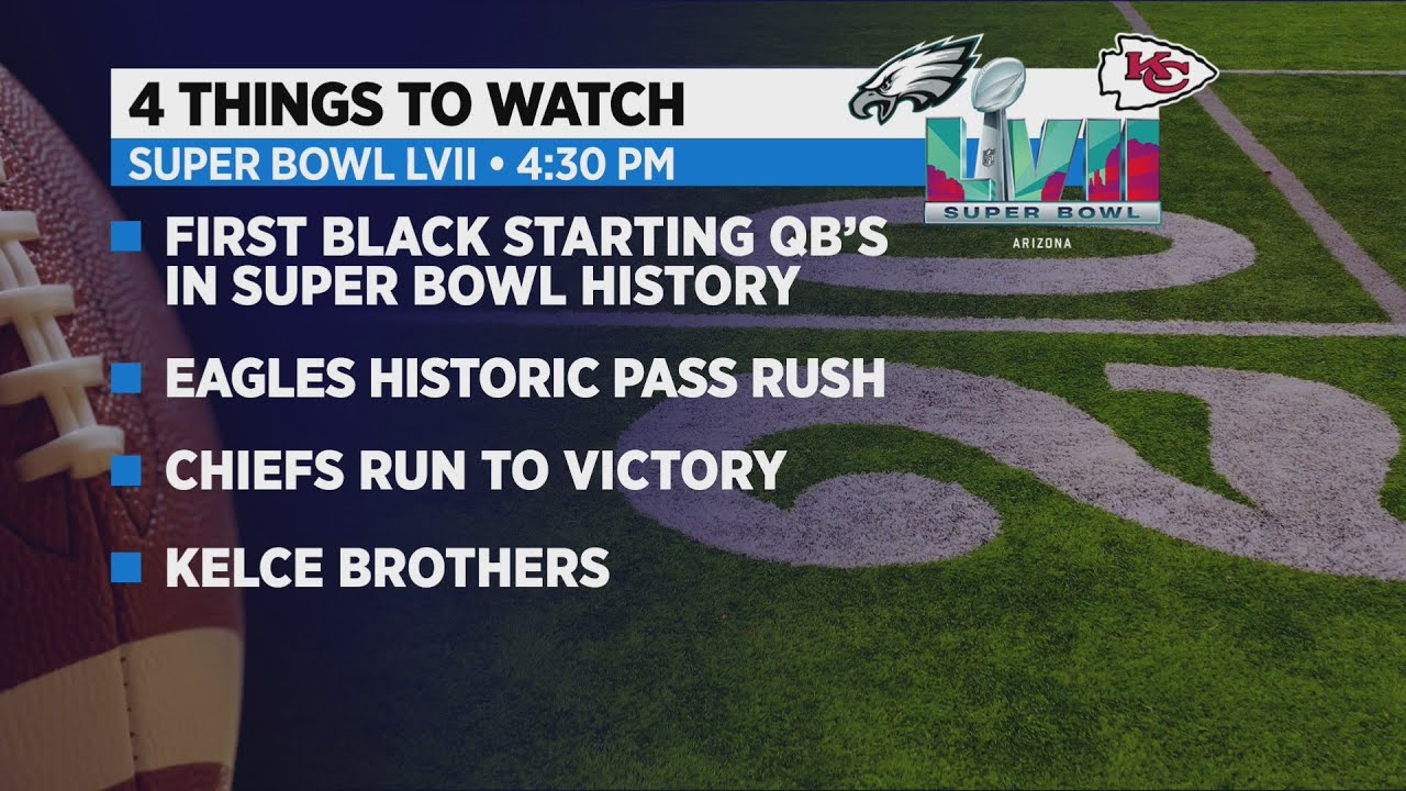 4 Things to Watch in Eagles-Chiefs Super Bowl matchup - YouTube