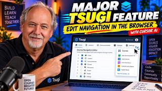 Major Tsugi Milestone: Fully Editable Course Navigation in the Browser