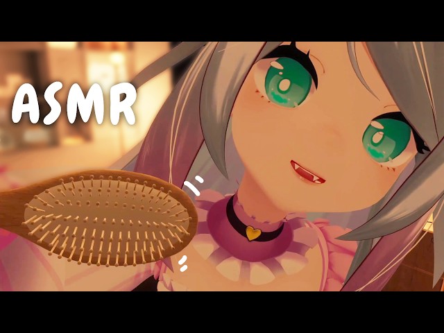 [ASMR VR] Taking care of you ❤️ hair brushing, close whispers, tapping