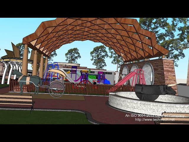 3D presentation for Bongaon Amusement Park