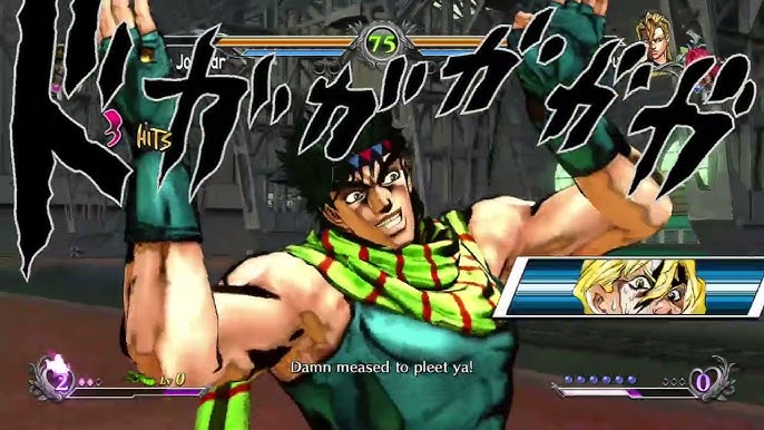 Hey guys, I was playing the new jojo game, and noticed this guy on the  character select screen. Am I missing something? I've never seen him before  : r/ShitPostCrusaders