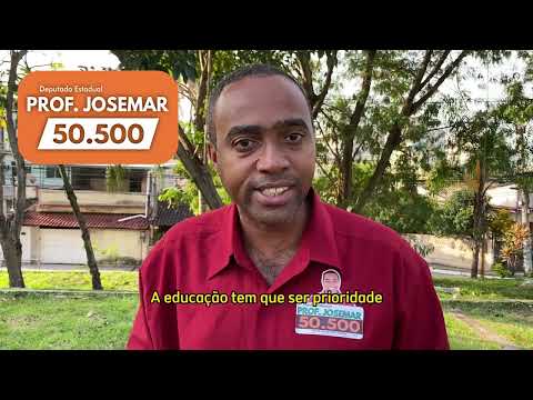 Prof. Josemar 50500 - Educação é prioridade