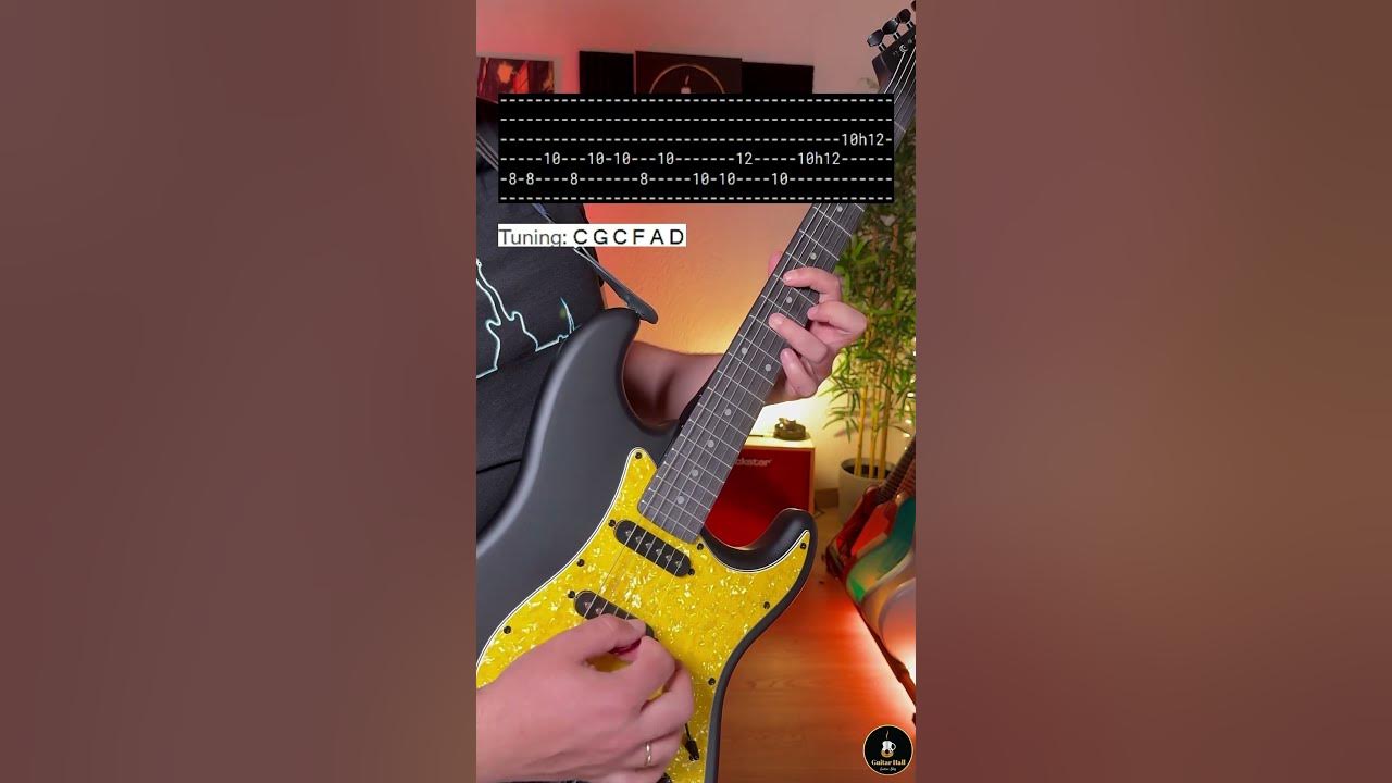 {TAB} Tears Don’t Fall - Bullet For My Valentine 💧🥲 (Main Riff) feat. Winzz EGS112H 🎸 #tabs #riff