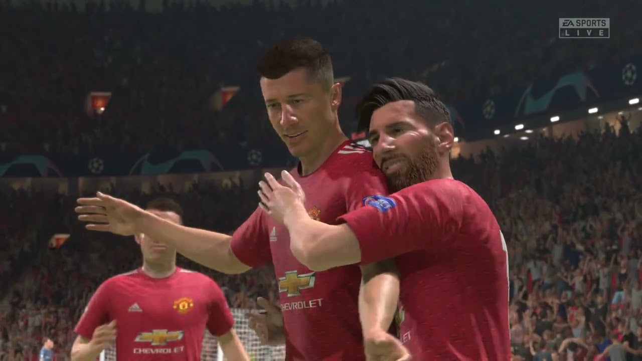 Lewandowski self volley fifa