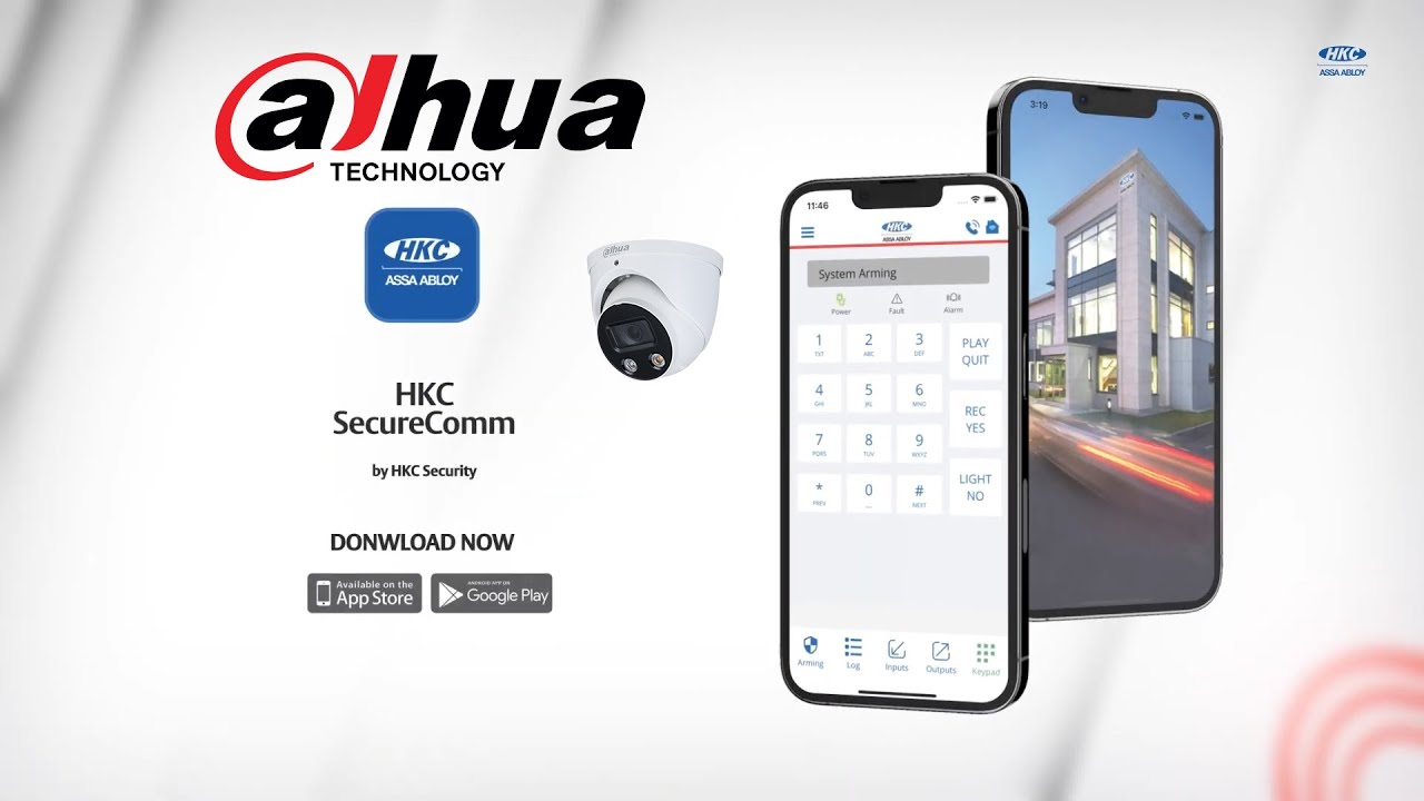 New HKC App connecting with Dahua via P2P Cloud - YouTube