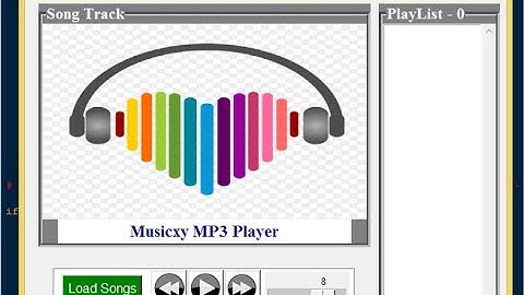 Music Player App using Tkinter in Python