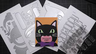 New Hero Arts August Launches! Spooky Smiles Collection Review Tutorial!