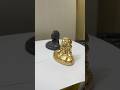 Statue golden Spray #evabright #resin #murti #adiyogi #Gold #steel #electroplating #newbusinessideas