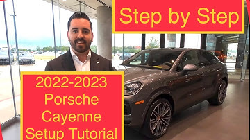 Porsche Cayenne 2022-2023 Setup Tutorial. #cayenne #porsche #setup #tutorials