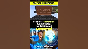 ChatGPT Inside Minecraft?! 😲