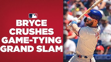 Bryce Harper CRUSHES a Game-Tying Grand Slam!