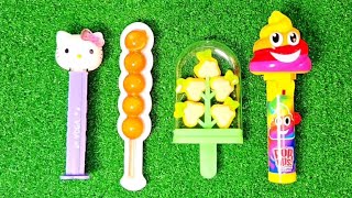 [ ASMR ] Satisfying Opening Unpacking Unboxing Video of Sweets Lollipops Candies Gummies Chocolates