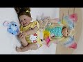 Despedida Cenário Bebê Honeybee Borboleta Vou trocar as roupas dela Bebês de 1 ano #live Inscreva-se