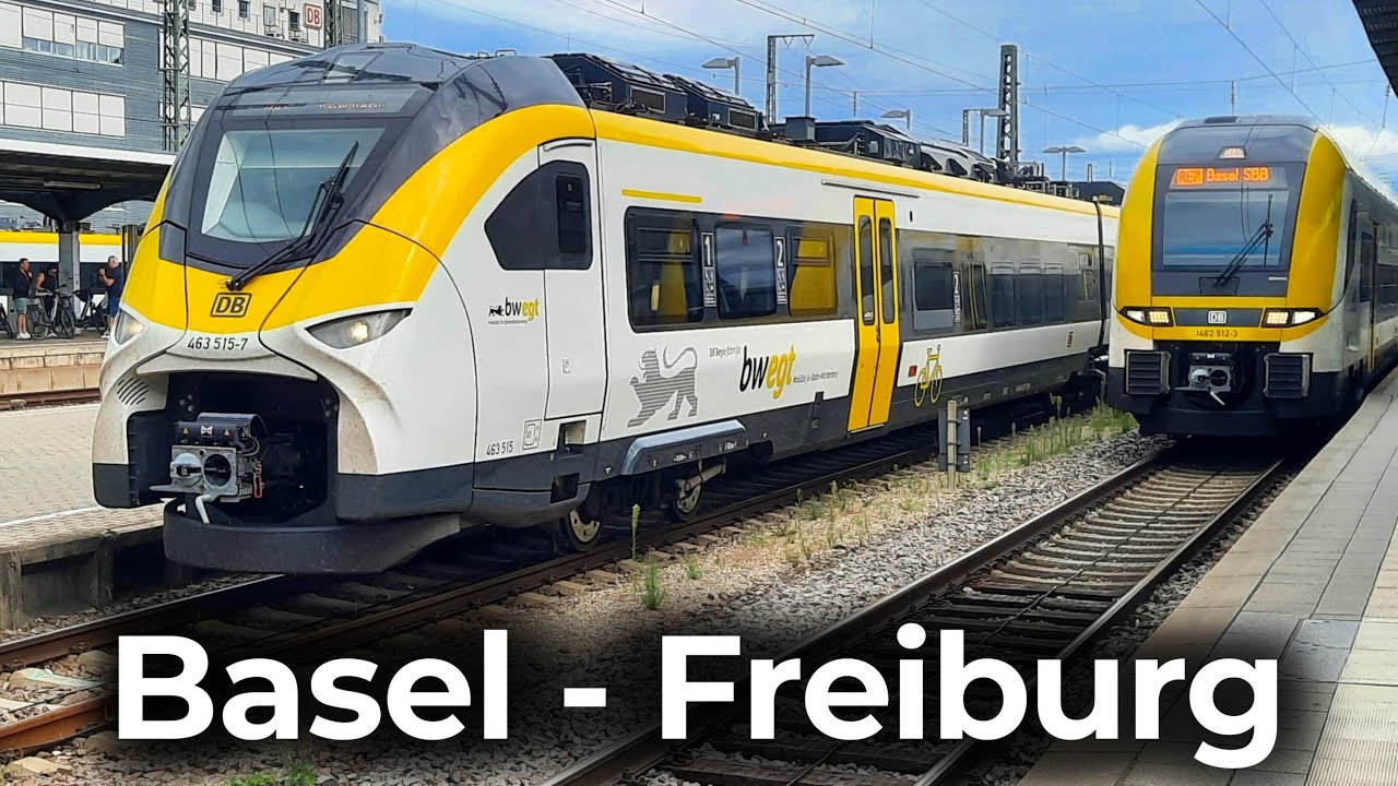 Rheintalbahn: Basel Bad Bf. - Freiburg | 4K Führerstandsmitfahrt | Siemens Mireo - BR 463 | RB 27