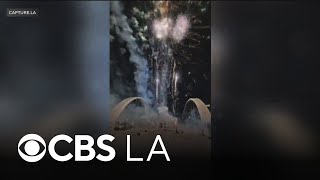 Illegal fireworks display becomes latest problem for Los Angeles' 6th Street Bridge