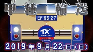 EF66 27 ＋ TX-3000系 甲種輸送 【8862レ】