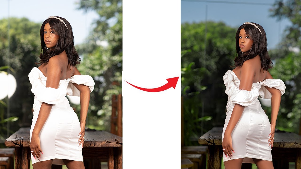 Frequency separation  made easy (best outdoor photo retouching 2022) 