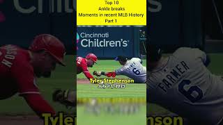 Top 10 Ankle breaks moments in recent MLB History part 1!#mlb #viral #baseball