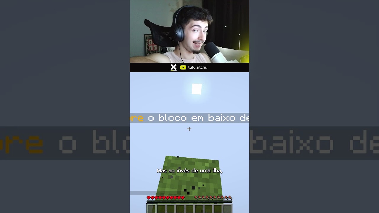 começando no oneblock e ja ganhando um presente to chique #memes #minecraft #oneblock