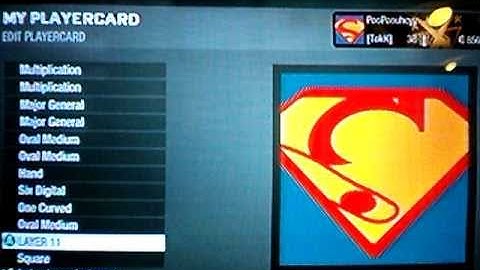 How To Make Cool Black Ops Emblems - Superman Emblem